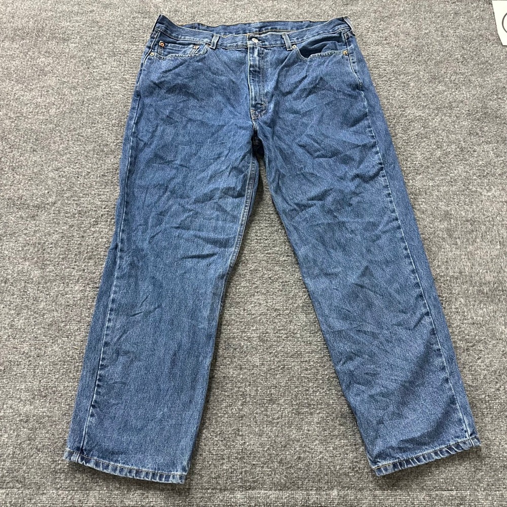 Levi's 550 Jeans Mens Size 40x30 Blue Relaxed Fit Cotton Denim Medium Wash 33892